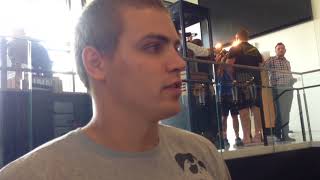 Nate Stanley on being named Iowa's starting QB