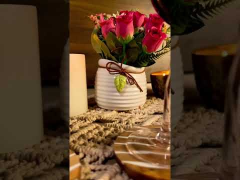 The art of preparing for a candlelight dinner vaaree dinner dinnerideas