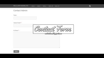 Cara membuat form contact atau halaman contact di blogger