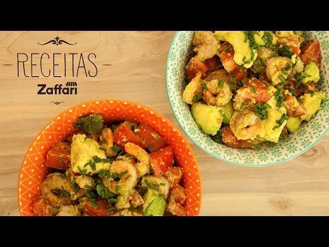 Salada de Abacate e Camarão - Receitas Zaffari