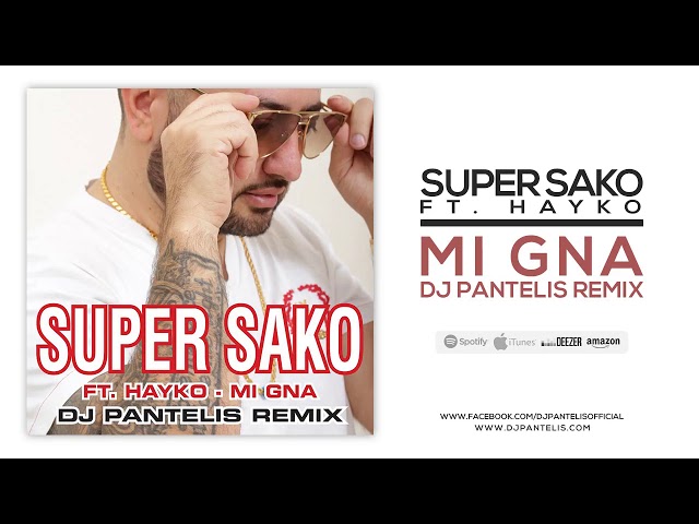 SUPER SAKO Ft   HAYKO   MI GNA DJ Pantelis Official Remix class=