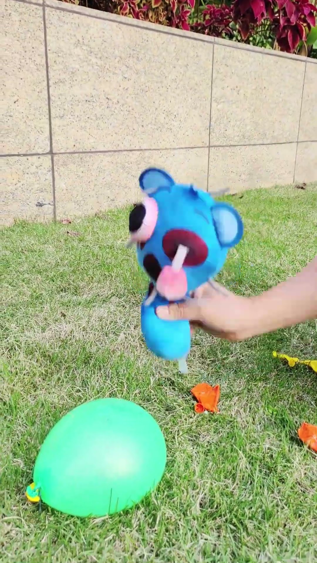 Sky horror vs water balloons
