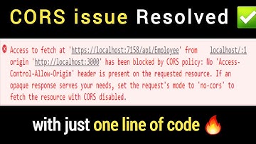 CORS issue resolved in just one line of Code | How to call API from React without CORS issue | Proxy