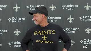 Dennis Allen talks Trevor Penning at right tackle and what role Taysom Hill will play this season