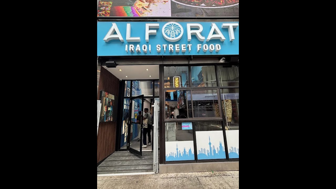 Trying The Crispy Chicken Shawarma At Alforat Iraqi Street Food For The First Time