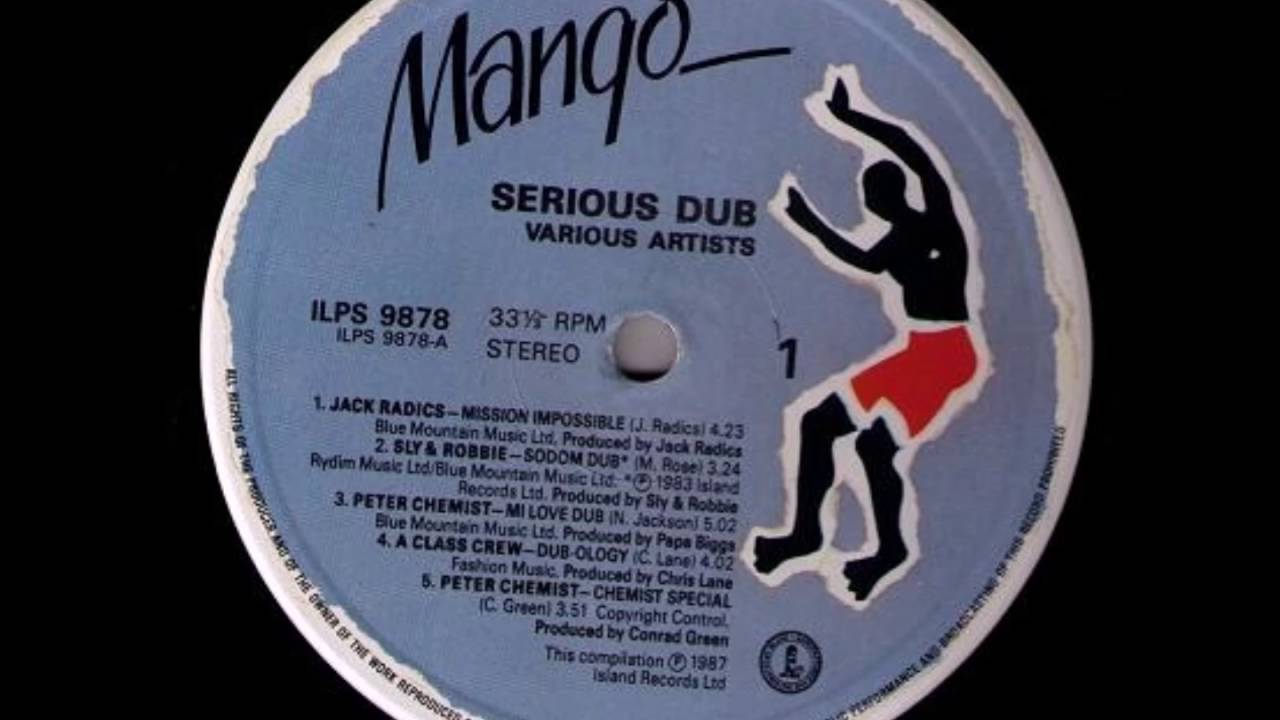 Peter Chemist - Chemist Special Dub - LP Mango 1987 - KILLER DIGITAL 80'S DANCEHALL
