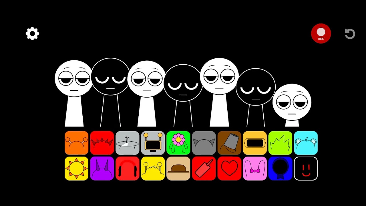 Sprunki black and white?! 