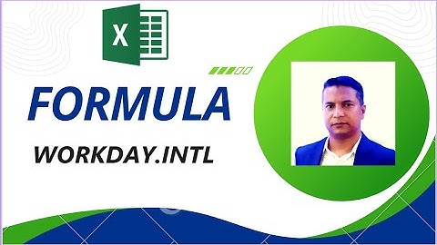 WORKDAY.INTL function in excel - ms excel tutorial tips & tricks