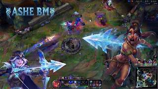 Ashe BM and her rockets drove Nidalee crazy with joy.