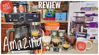 Review Ninja Espresso & Coffee Barista System Nespresso Pod Coffee Maker CFN601  I LOVE IT!!!!