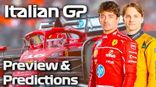 F1 2025 Italian GP Preview and Predictions