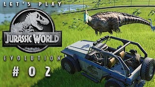 Jurassic World Evolution Jeep Tour Jurassic World Evolution Deutsch German Gameplay #002