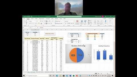 Ch 2 Part 1 2 Tossing Game Simulation in Excel