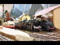 Trains miniatures ho locomotive  vapeur qui fume 