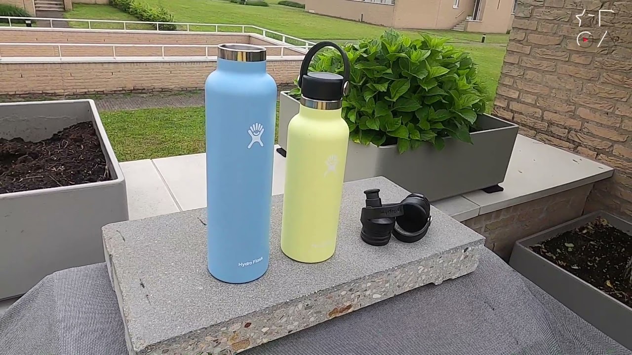 Hydro Flask Standard Mouth Water Bottle with Flex Cap Rain 21oz/621ml 