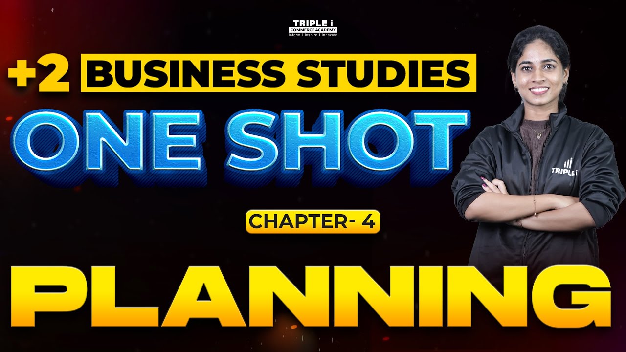 Plus Two Business Studies | Planning | Anasya | One Shot Revision | Triple i