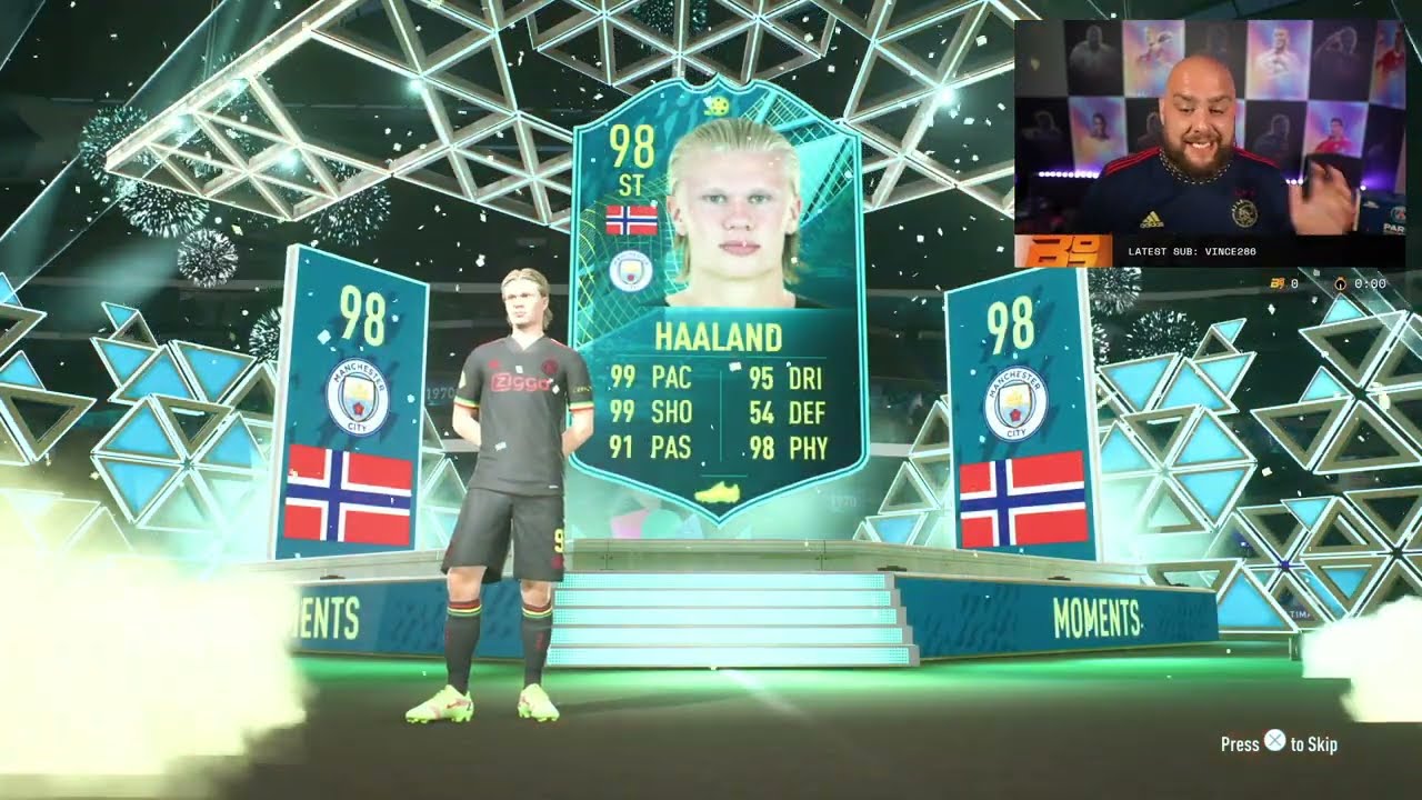 Bateson87 completes 98 Haaland