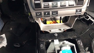 2008 Porsche 911/997 Turbo Center Console Removal Airbag Light and Shift Cable End Links