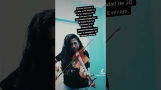 Stan en violin 🎻 #mibebitofiufiu #eminem #music #cover #historia #viral