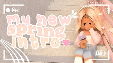 my new SPRING intro || glowiiq 🌼 ɞ