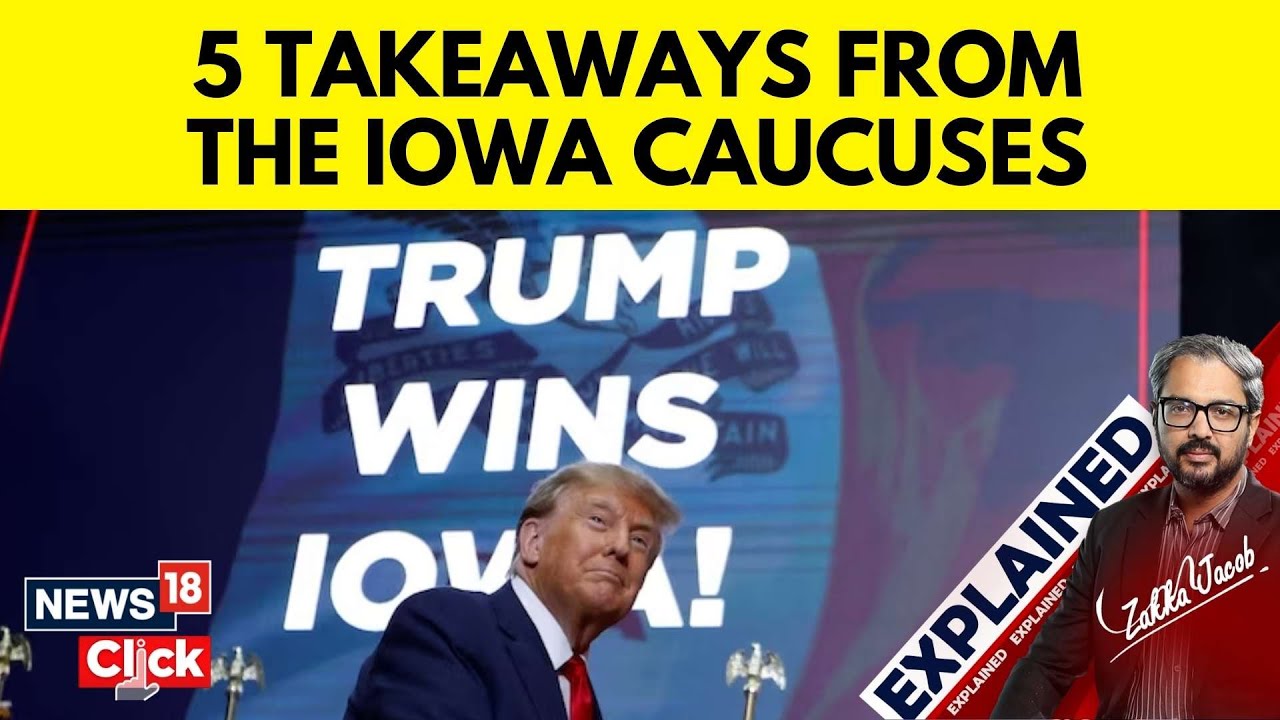 5 takeaways from the Iowa Republican caucuses