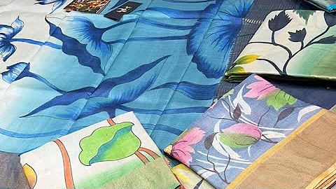 31 January 2023 Pure TUSSAR silk saree HAND PAINTED @4975 | Yugamugi 9789638283