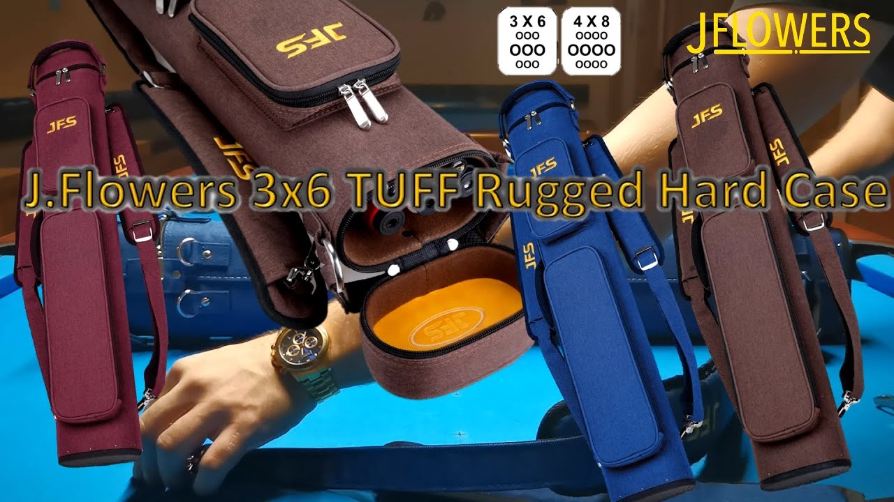 JFlowers Cue Case Review Hard TUFF 3x6 Model Rugged Water Resistant