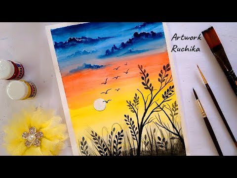 Featured image of post Sunrise Painting Easy / Choose your favorite sunrise paintings from millions of available designs.