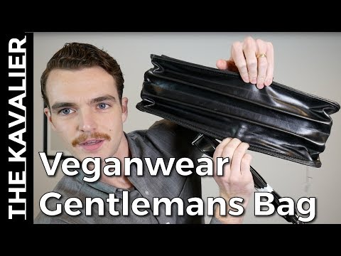 veganwear-gentleman's-briefcase-unboxing---vegan-leather-and-expandable