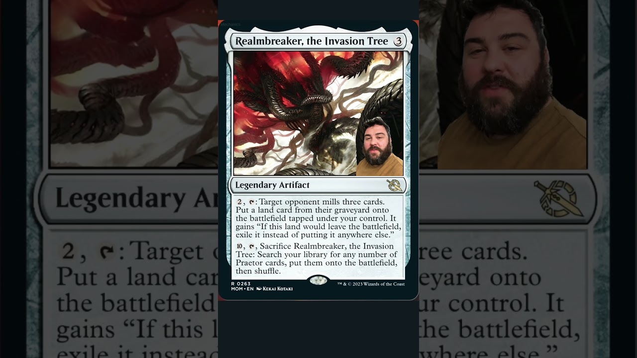 realmbreaker mtg card Quebra-reinos, A rvore da Invaso / Realmbreaker, the Invasion Tree