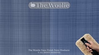 How-To Faux Finish Step Instruction - Linen Denim Technique by The Woolie (How To Paint Your Walls)