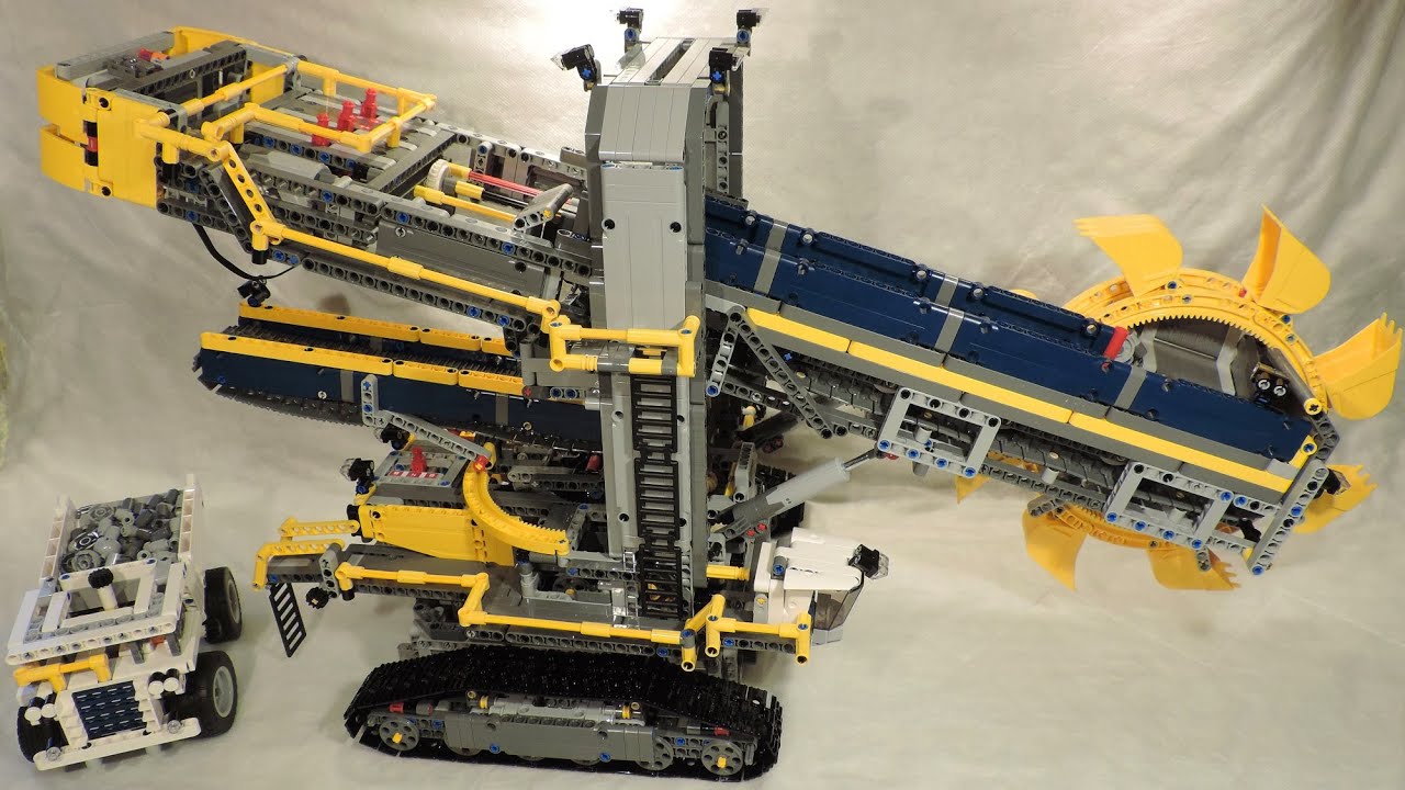 Building Lego Technic 42055 Bucket Wheel Excavator 4k YouTube