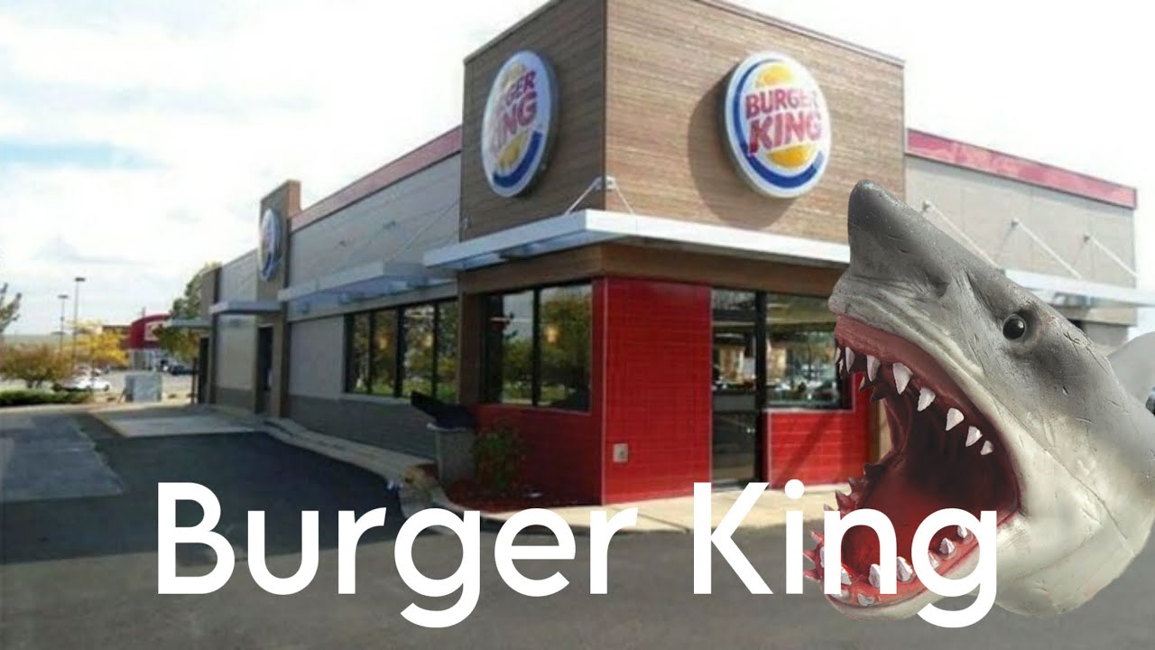 Shark puppet Burger King 🦈🍔🍟🥤