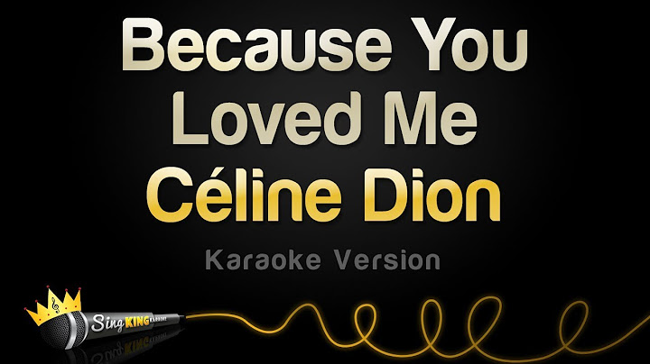 Because You Loved Me Instrumental version - Instrumental performance video thumbnail