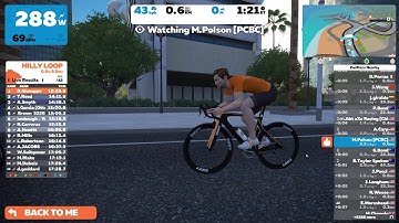 Zwift screen recording