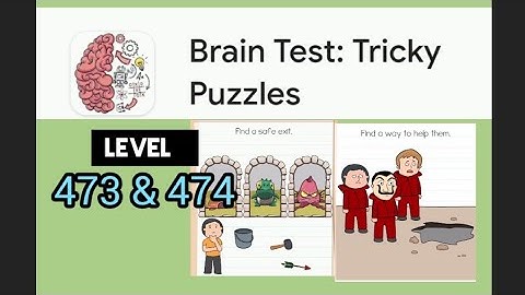 Brain test : Tricky Puzzle level 473 &474 gameplay
