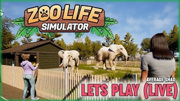 Zoo Life Simulator | DEMO | Lets Play 🔴LIVE