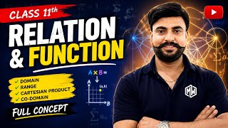    Relation &amp; Function Class 11 One Shot 🔥 | Full Chapter Explained