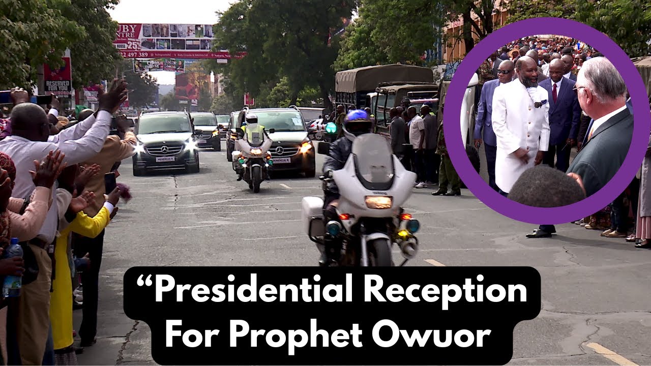 Prophet Owuor Brings Nakuru to a Standstill with Grand Entrance, Presidential-Style Welcome