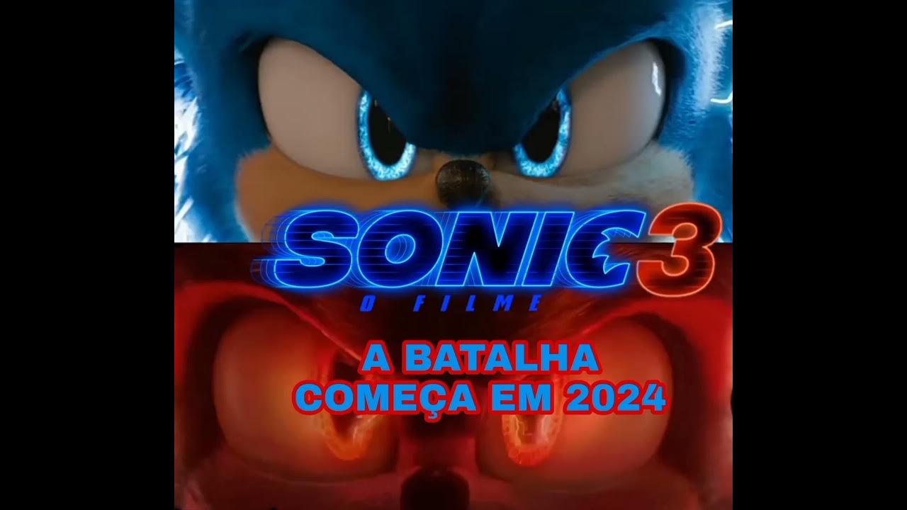 Sonic 3: O Filme pôster feito por mim