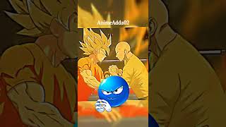 Goku vs Saitama arm wrestling🗿 #shortsfeed #viral #dragonball #anime #trending #edit #video #saitama