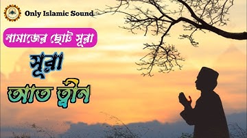 সূরা আত ত্বীন  | (سورة التين) | Surah At Tin | নামাজের ছোট সূরা | হৃদয় বিগলিত কণ্ঠে তিলাওয়াত