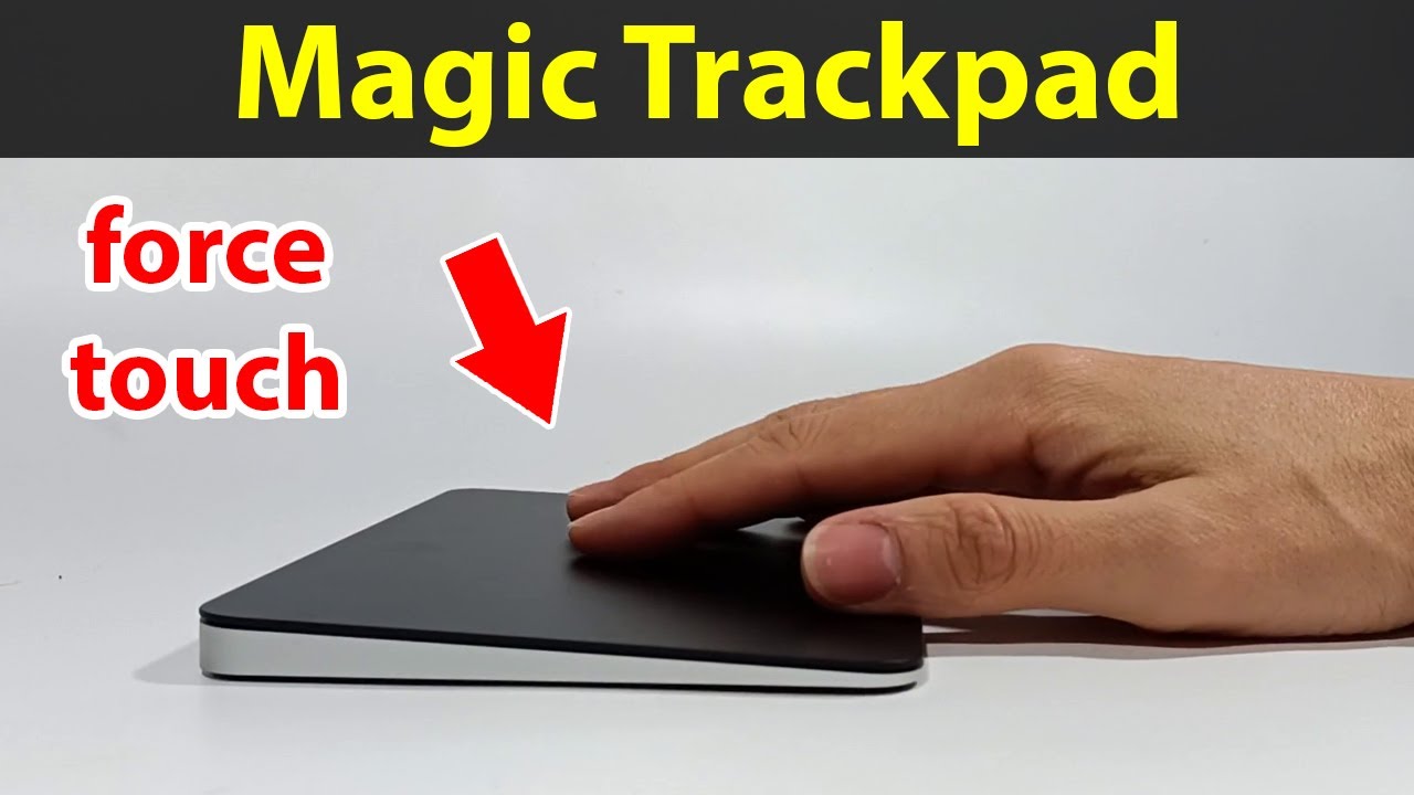 Apple Magic Trackpad Black Multi-Touch & Force Touch