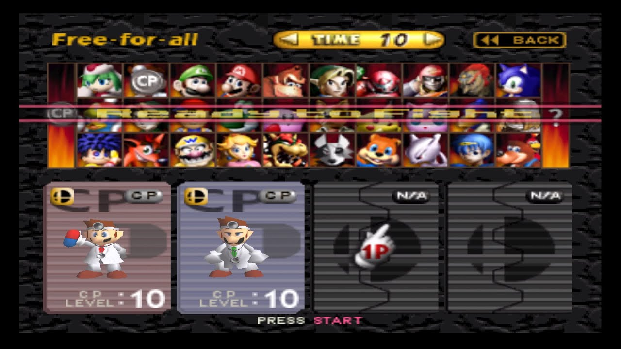 Smash Remix: Dr. Mario Vs Dr. Luigi (Level 10 CPU Battle!)