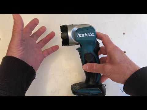 Makita DML802 LED flashlight and comparison