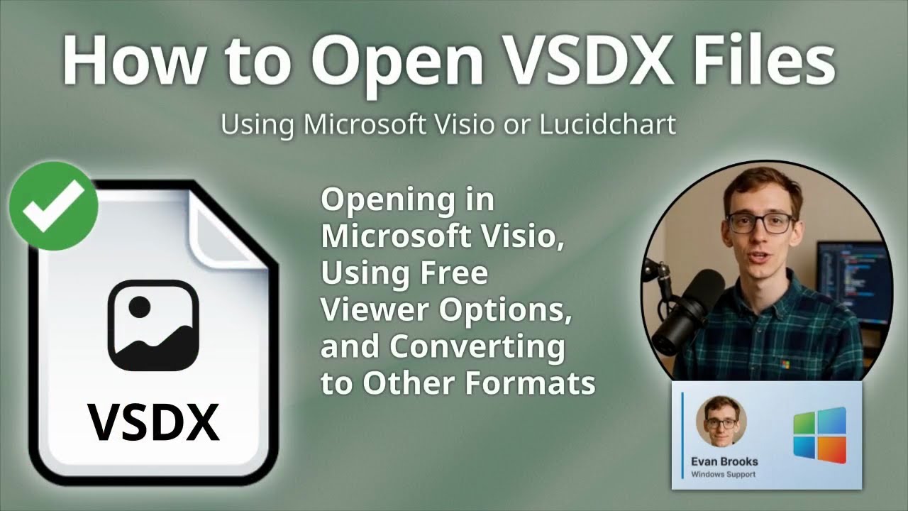 How to Open VSDX Files (Microsoft Visio or Lucidchart) - YouTube