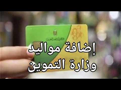 إضافة المواليد للتموين 2025 اعرف حقيقة الأمر - YouTube