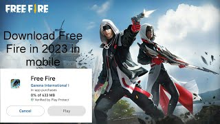 how to download  Free Fire in mobile in 2023 in Telugu screenshot 4
