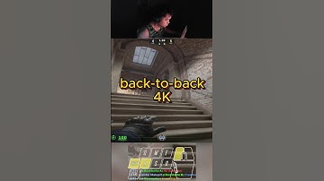 back-to-back 4k in train  #cs2  #counterstrike