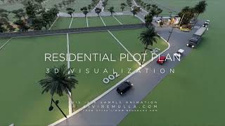 Famous Residential Plot Plan 3D Visualization Walkthrough | Land Development Animation Profile